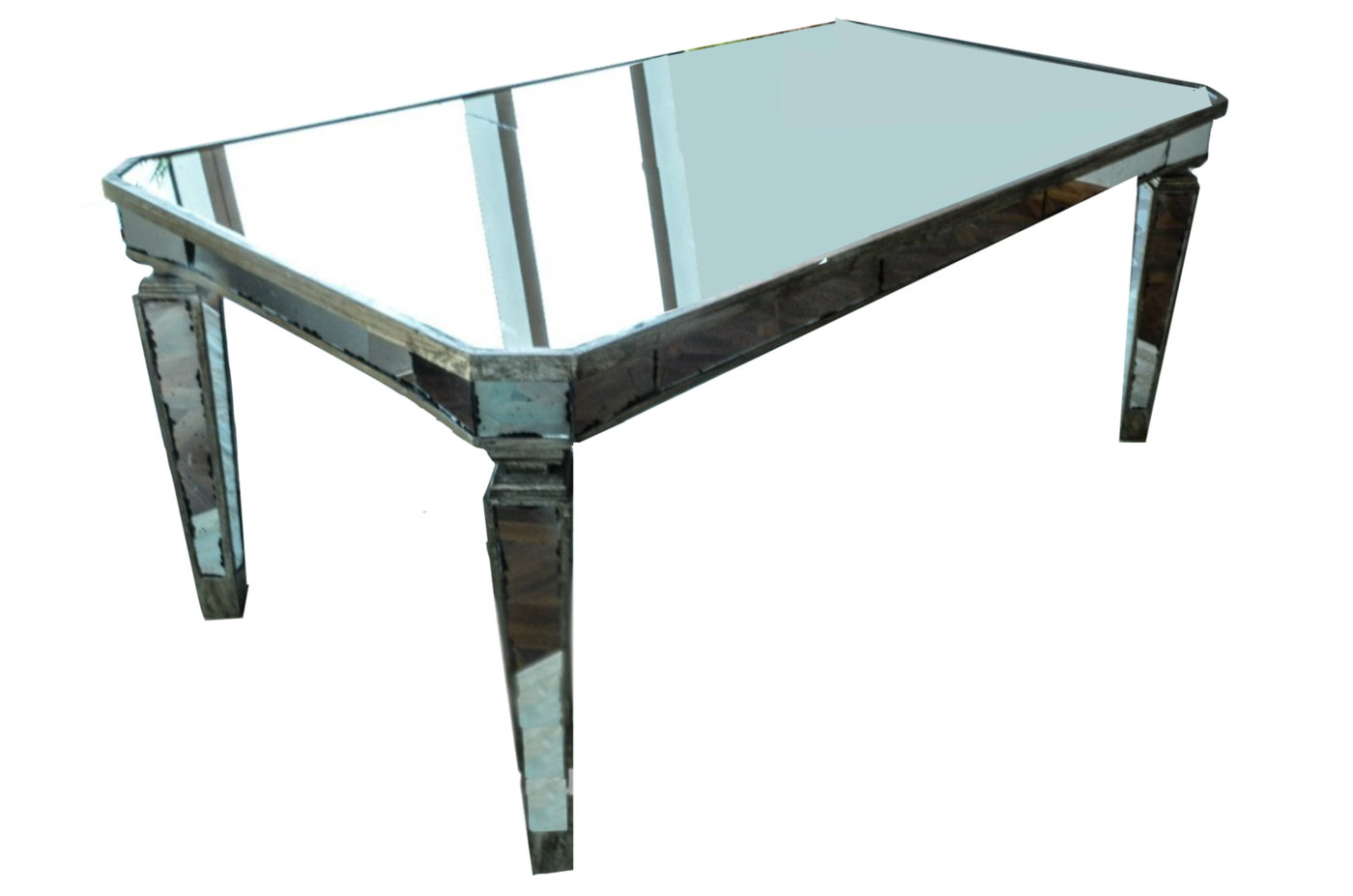 mirrored kitchen table